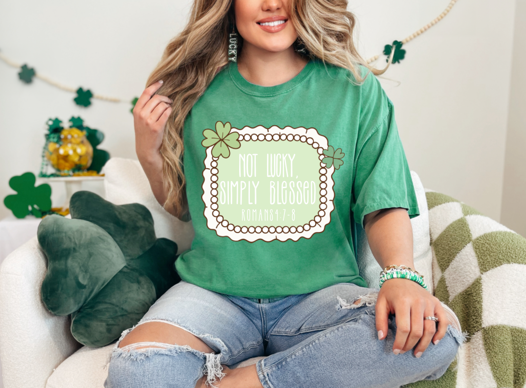 Not Lucky, Simply Blessed Tee