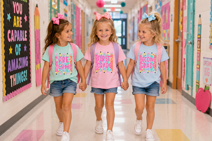 Grade Level Groovy Pencil Tee Youth