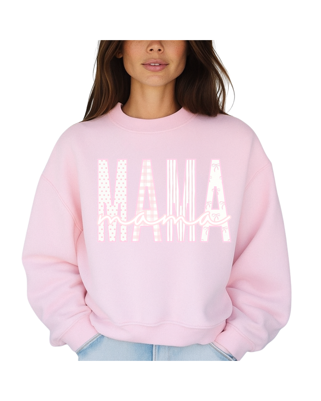 Pretty in Pink Mama Sweatshirt
