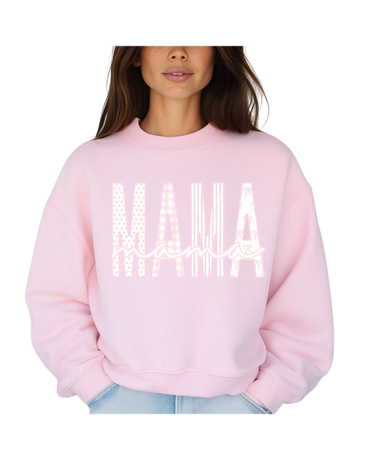 Pretty in Pink Mama Sweatshirt