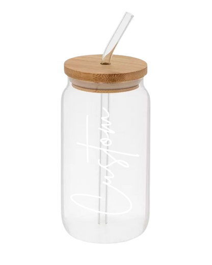 Personalized Name Glass Cup