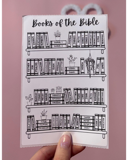 Books of the Bible Sticker