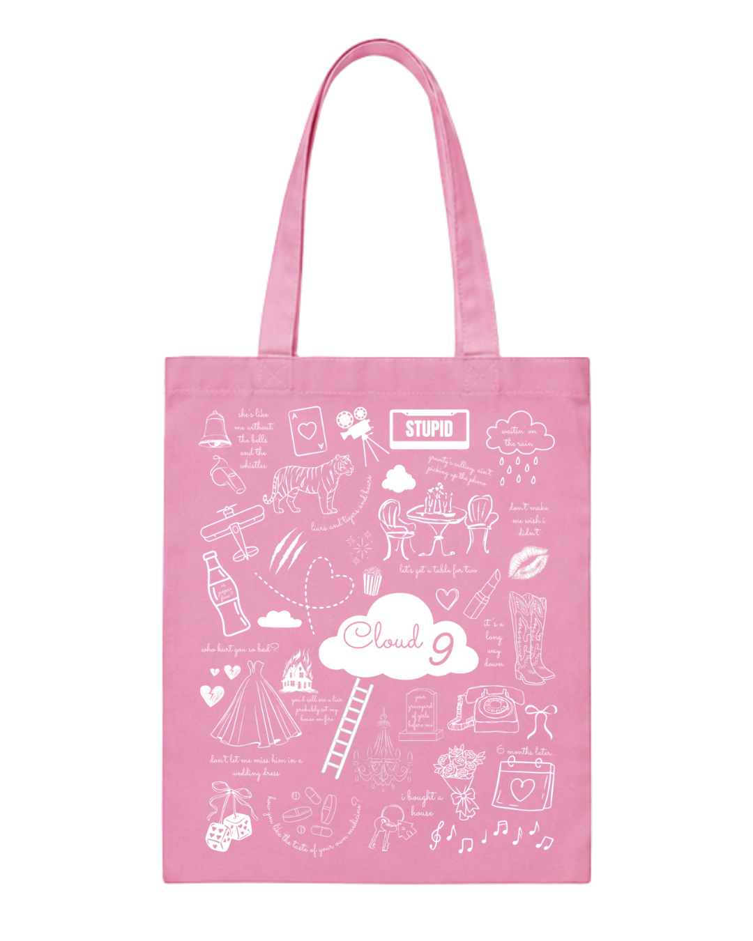 Cloud 9 Doodle Tote Bag