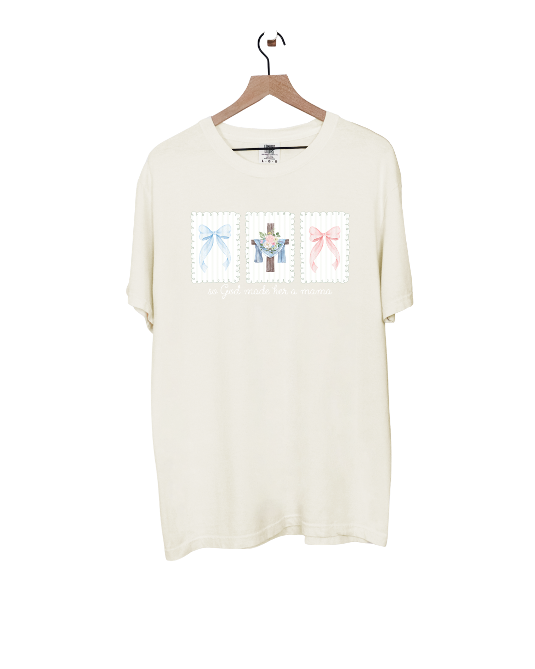 So God Made Her a Mama - Natural Tee
