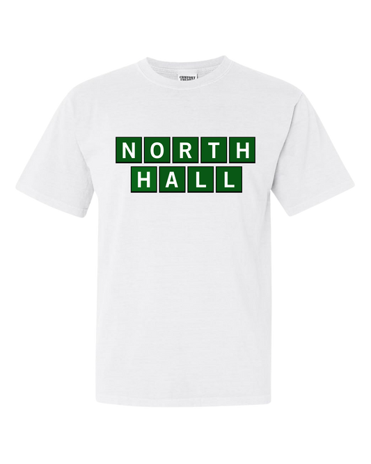 North Hall Block Letters Tee