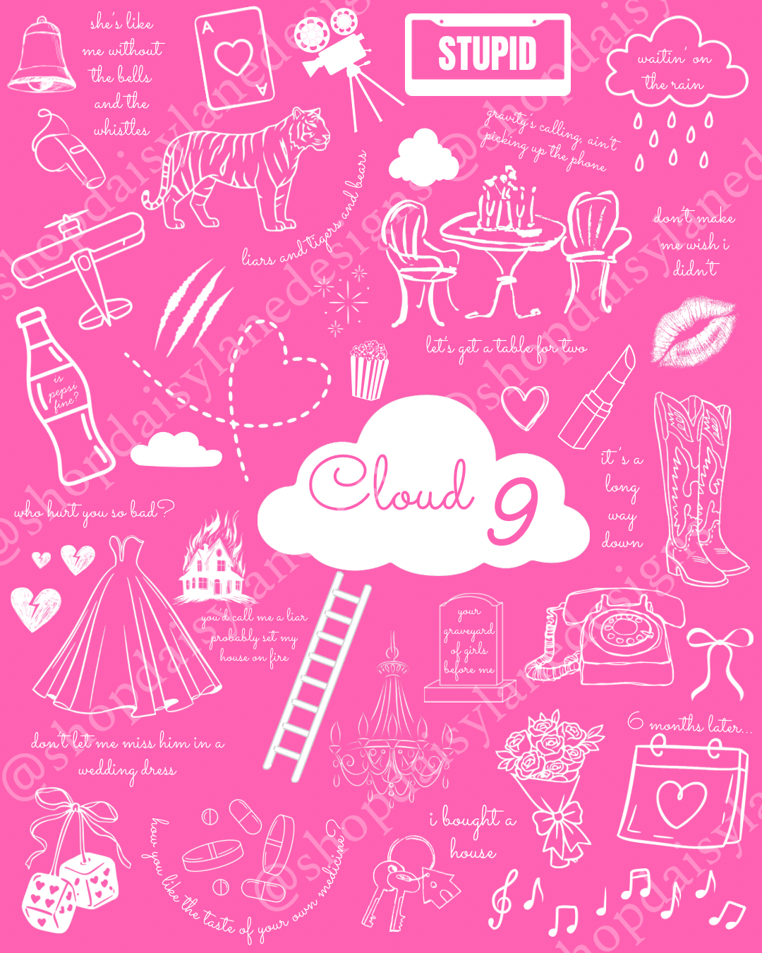 Cloud 9 Doodle Tee
