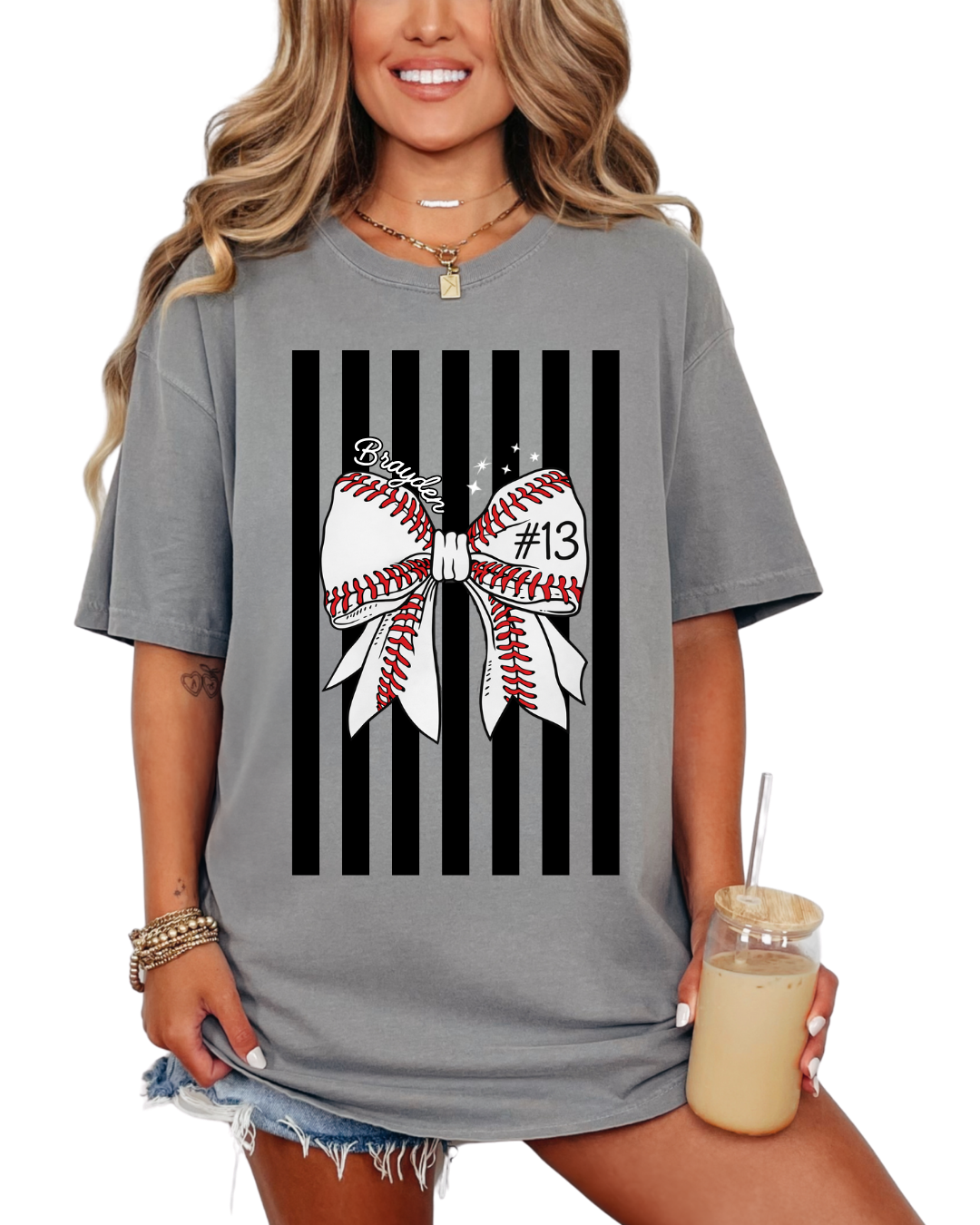 All-Star Bow Personalized Tee